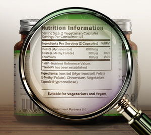 Myo Inositol 1000mg With Folate & Chromium